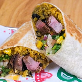 Beef Tongue (Lengua) Burrito